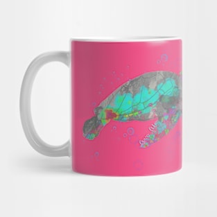 Love Life Watercolor Sea Turtle Mug